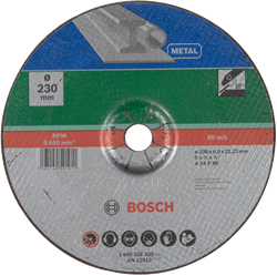 Bosch Accessoires Afbraamschijf gebogen, metaal | 230 X6 Gebogen - 2609256339