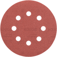 Bosch Accessoires Schuurblad Ø125mm | G180WP | 8 Gaten | Velc | 5 stuks - 2609256A26