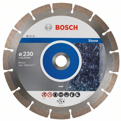 Bosch Accessoires Diamantdoorslijpschijf Standard for Stone 230 x 22,23 x 2,3 x 10 mm 10st - 2608603238