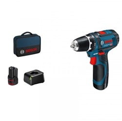 Bosch Blauw GSR 12V-15 Accuschroefboormachine | 12V  2.0Ah Li-ion - 060186810F