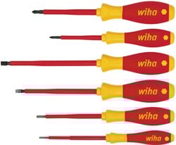 Wiha Schroevendraaierset 320NK6 | 6-delig | sleuf / PH | VDE | 1 stuk - 00833 - 00833