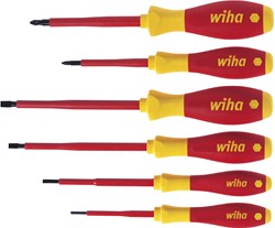 Wiha Schroevendraaierset | 6-delig | sleuf / PZD | VDE | 1 stuk - 25477 - 25477