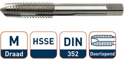 Rotec HSSE Machinetap DIN 352 M12 x 1,75 - 3281200