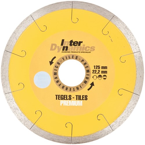 Inter Dynamics Diamantzaag Tegels Premium 250x25,4mm - 636250