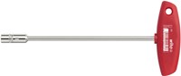 Wiha Dopsleutel met dwarsgreep zeskant hoogglans vernikkeld | 6 x 200 mm - 967 - 00967
