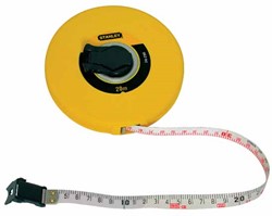 Stanley handgereedschap Landmeter Fiberglas gesloten kast | 20m - 12,7mm - 0-34-296