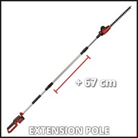Einhell GC-HH 18/45 Li T Solo - Accu Telescopische Heggenschaar | 450 mm | Zonder accu en lader - 3410585 3410585-2