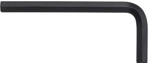 Wiha 350030 Stiftsleutel zeskant kort, chemisch gezwart 3.0 mm x 64 mm - 01124