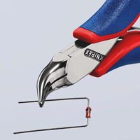 Knipex Elektronica-grijptang | Meer-componentengrepen | Lengte 115 mm | Zelfbedieningskaart/blister - 35 42 115 SB-3