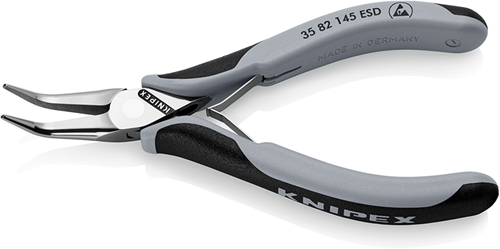 Knipex Elektronica-grijptang ESD | Doorgestoken scharnier | Meer-componentengrepen | Lengte 145 mm - 35 82 145 ESD-2