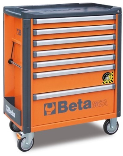 Beta C37A/7-O Gereedschapswagen met 7 laden | met anti-omval beveiliging - 037000271 037000271