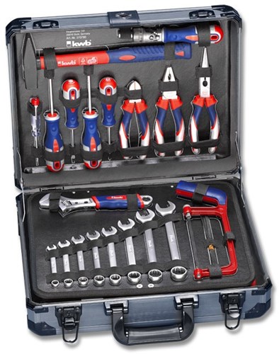 Complete aluminium gereedschapskoffer 100-delig