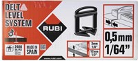 Rubi Delta Level Systeem Clips | Dikte 0,5 mm | Hoogte 3-12 mm | 2400 stuks - 03932-2