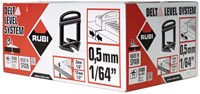 Rubi Delta Level Systeem Clips | Dikte 0,5 mm | Hoogte 3-12 mm | 2400 stuks - 03932-3
