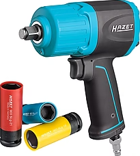 HAZET 1/2" Slagmoersleutelset 1700 Nm 4-delig - 9012ECO/4