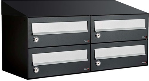 Allux Hive Set 2-Breed, 2-Hoog Met Dak Zwart - 40030070_2x2d