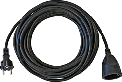 Brennenstuhl Kunststof-Kabel Zwart 10M H05Vv-F 3G1,5 - 1162200