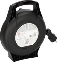 Brennenstuhl Vario-Line kabelhaspel VL2-X 3-voudig met USB | 10m | zwart | H05VV-F 3G1,5 - 1093900600-2