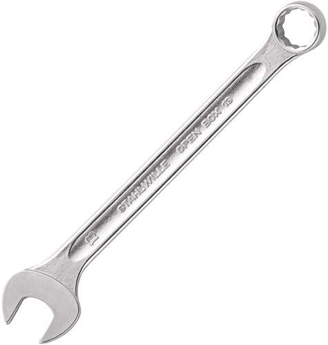 Stahlwille ring-steeksleutel | sw 13 mm lengte 160 mm | model a | gelegeerd chroomstaal | 1 stuk - 40081313 - 40081313