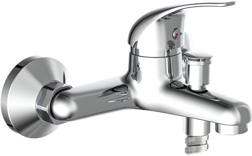 Schutte ATHOS PLUS ééngreepsmengkraan bad | chroom 41300