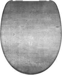 Schutte Duroplast WC-bril INDUSTRIAL GREY met soft-close
 - 82155 82155