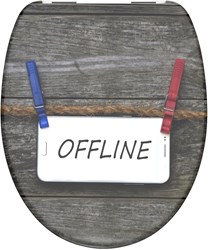 Schutte Duroplast WC-bril OFFLINE met soft-close
 - 82157 82157