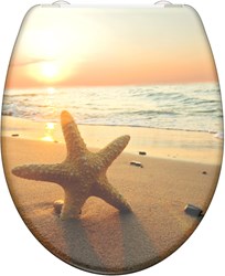 Schutte Duroplast WC-bril SEA STAR met soft-close en quick-release
 - 82373 82373
