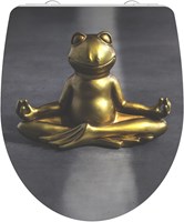 Schutte Duroplast High Gloss WC-bril RELAXING FROG met soft-close en quick-release
 - 82581 - 82581