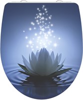 Schutte Duroplast High Gloss WC-bril WATER LILY met soft-close en quick-release
 - 82582 82582