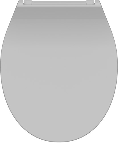 Schutte Duroplast WC-bril SLIM GREY met soft-close en quick-release | grijs
 - 82702 82702