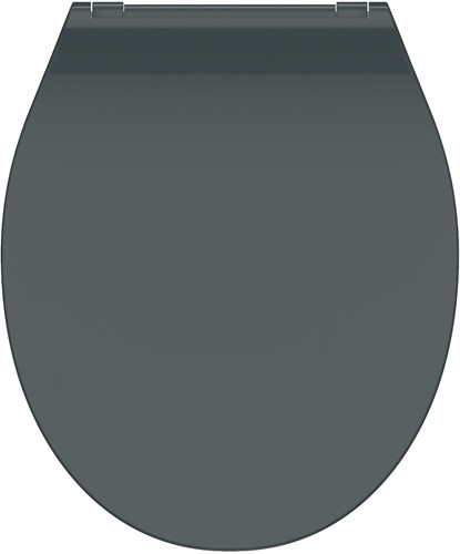 Schutte Duroplast WC-bril SLIM ANTHRAZIT met soft-close en quick-release | antraciet
 - 82704 - 82704