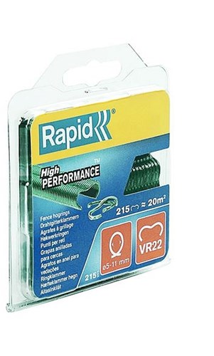 Rapid VR22 Hekwerk Hogringen Groen, 215 stuks - 40108802 - 40108802