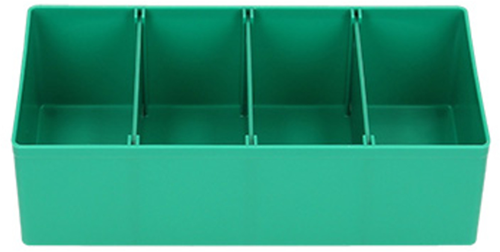 Hikoki Accessoires Opbergbox groen | Met 3 vakverdelers | 402542	 402542
