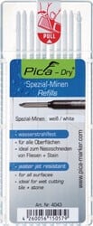 Pica Vullingenset | 10x wit | waterbestendig | Pica Dry 4043 | 10 stiften / set | 1 stuk - 4043 - 4043