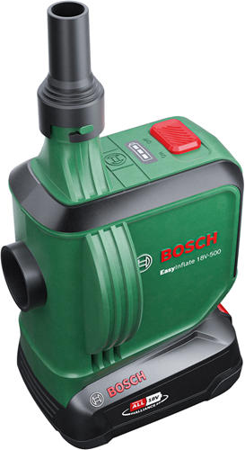 Bosch Easyinflate 18V-500 Accu Luchtpomp | 1 x 2,0 Ah accu + lader - 0603947201-3