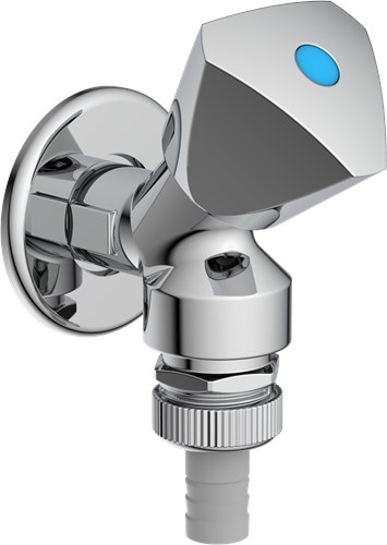 Kirchhoff Apparaat-aansluitende wandafsluiter, 1/2"ET, met terugslagklep/buisbeluchter - 986302148