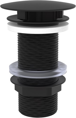Schütte Schutte afvoerwaste | mat zwart | 1 1/4" x 100 mm | zonder overloop - 98806840