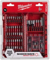 Milwaukee Accessoires Shockwave Impact Duty Schroefbit set 75-delig - 4932492008