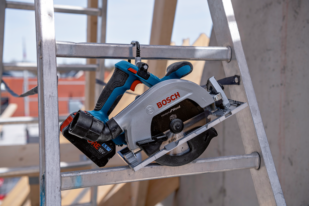Bosch Blauw GKS 18V-57-2 L | 18V Accu Cirkelzaag | 165mm | in L-BOXX 238 | zonder accu en lader