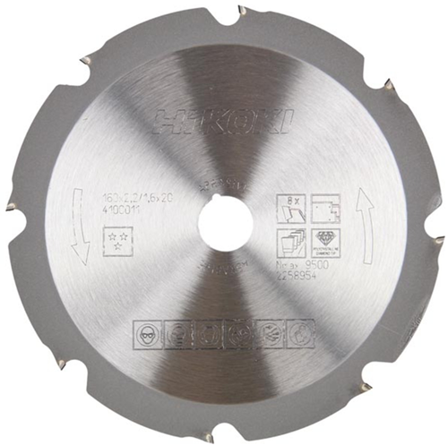 Hikoki Accessoires Zaagblad Voor Gips & Cement-Gebonden Platen 160X30 Z8 4100012