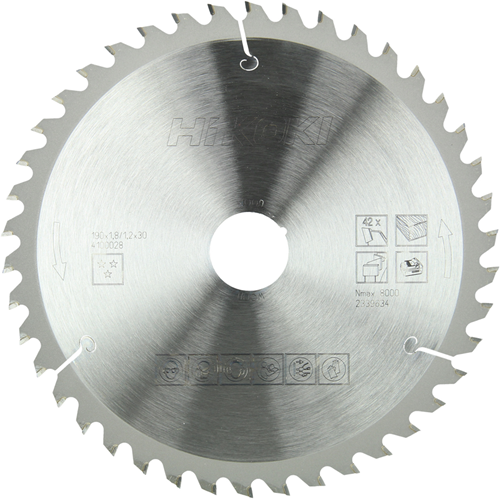 Hikoki Accessoires Tct Zaagblad 190X30 T42 Dun 4100028