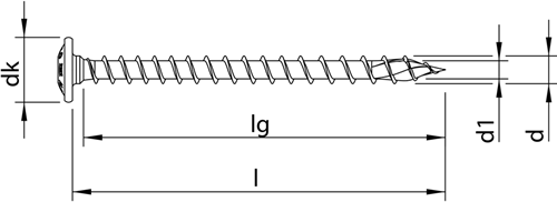 HECO-TOPIX-plus A2 6,0 x 80, tk, Tellerkop, T30, VVD, 100 st - HC61820-2