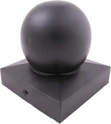 Waelbers Paalornament 91mm met kogel zwart - 25 Stuk(s) - 420135.09