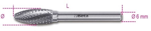 Beta 426MD/OG6 Hardmetalen frezen - 004260537 004260537