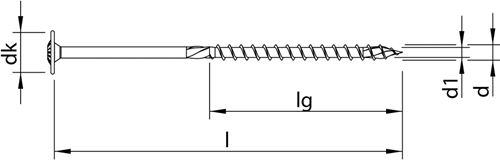 HECO-TOPIX-plus 8,0 x 240, tk XL, T40, DD, vz; 50 st - HC61340-2