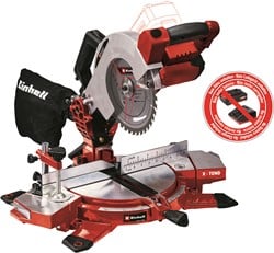 Einhell TE-MS 18/210 Li Solo -  Accu Afkort-/Verstekzaag | 18V | 210 mm | Zonder accu en lader - 4300890 4300890