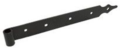 GB heng 400x40x5 pendia Ø16 Rustica epoxy zwart etiket | 1 stuk - 17243418