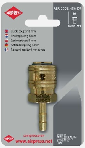 Airpress Snelkoppeling type Euro 8 mm slang - 4346836