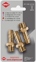 Airpress Slangpilaar 10 mm 1/2 ext. - 4346871