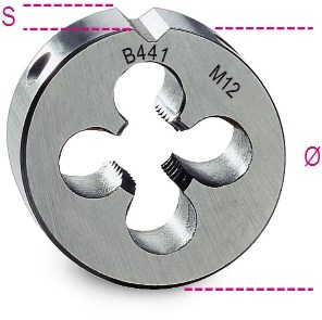 Beta Snijplaten, grove spoed, metrische draad HSS 442 7 - 004420007